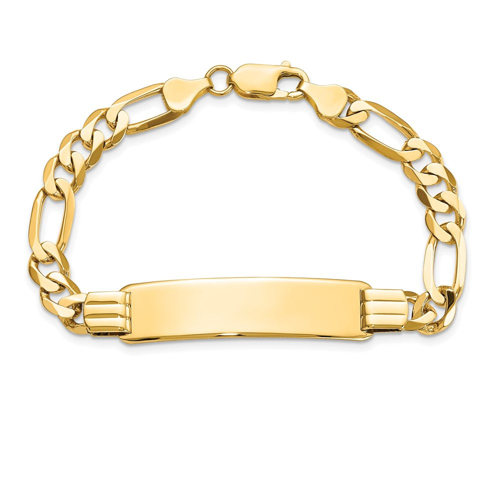 10k Figaro Link ID Bracelet