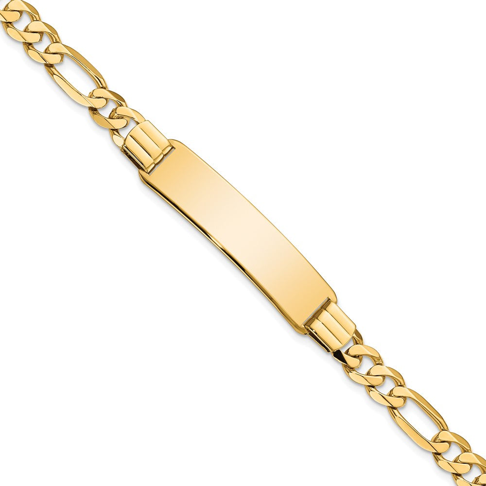 10k Figaro Link ID Bracelet