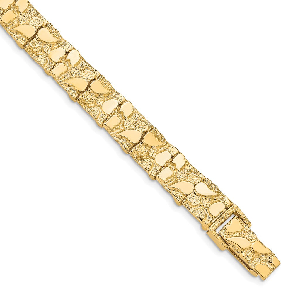 10k 10.0mm NUGGET Bracelet