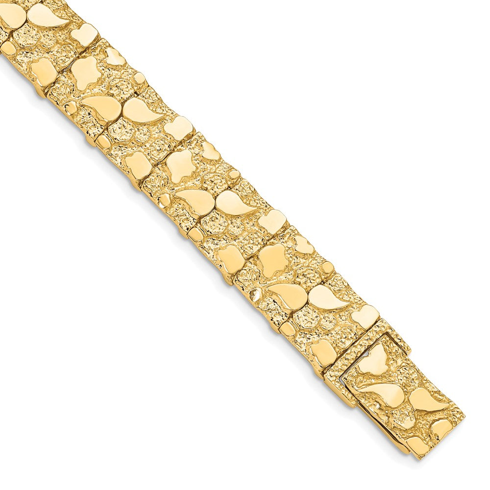 10k 12.0mm NUGGET Bracelet