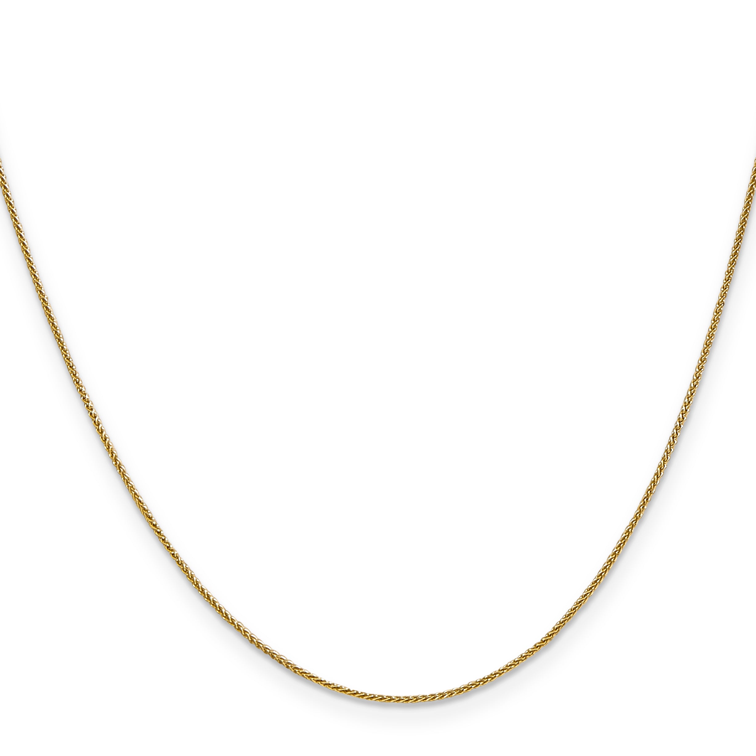 10k 0.80mm Spiga Pendant Chain 10SPG020