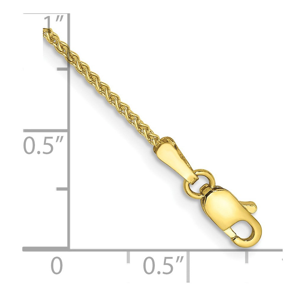 10k 1.25mm Spiga Chain Anklet