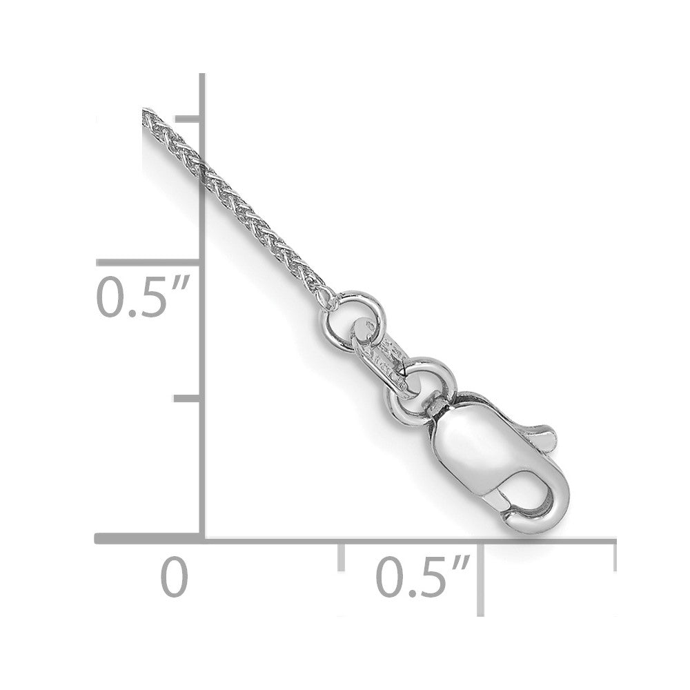 10k WG .85mm Spiga Chain Anklet