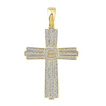 10K Yellow 2.00Ct D-Cross