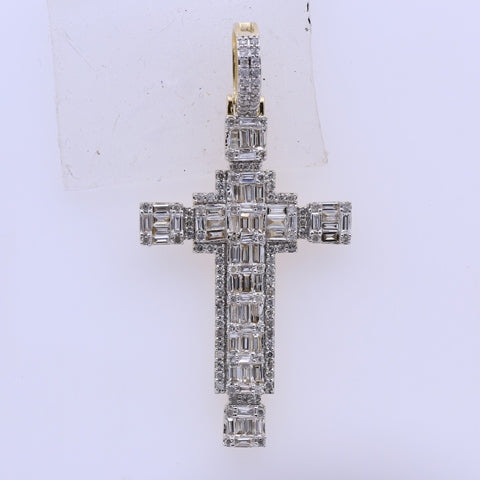 10K Yellowspl Price  1.45Ct D-Charm Cross