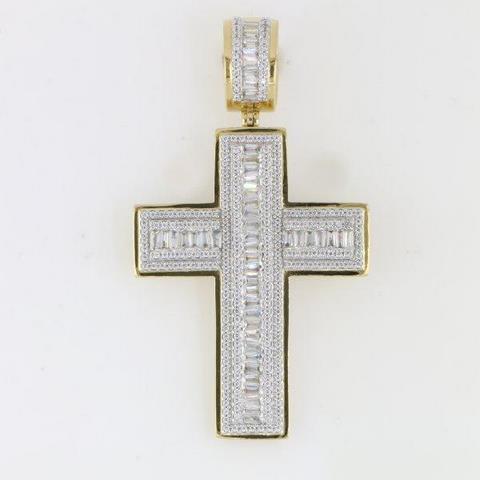 10K Yellowspl Price  1.75Ct D-Charm Cross