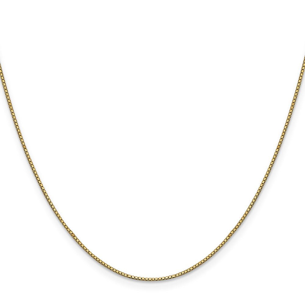 14K .9mm Box Chain