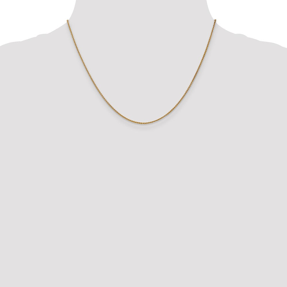 14K 1.2mm Spiga Chain