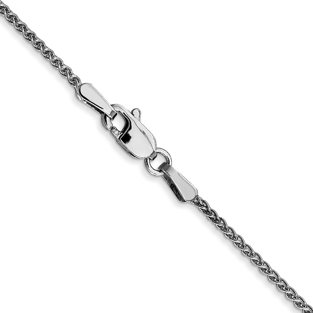 14K White Gold 1.2mm Spiga Chain