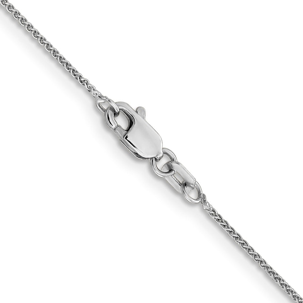 14K White Gold .8mm Spiga Chain