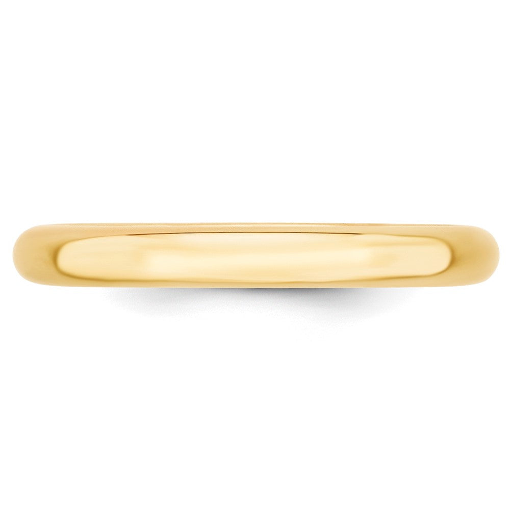 10k Yellow Gold 3mm Standard Weight Comfort Fit Wedding Band Size 13