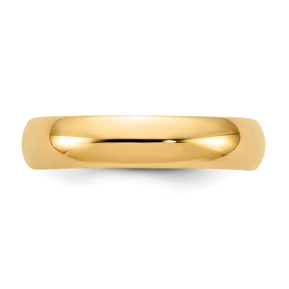 10k Yellow Gold 5mm Standard Weight Comfort Fit Wedding Band Size 11.5