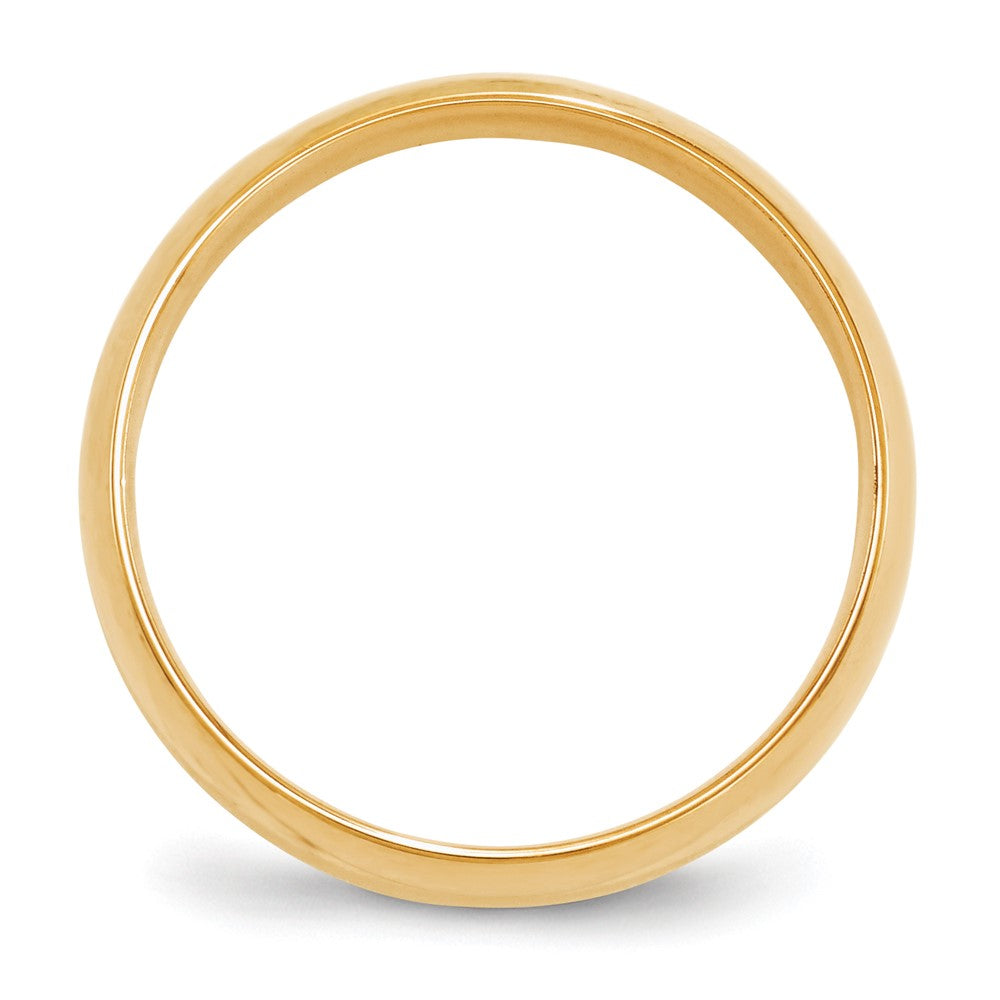 10k Yellow Gold 6mm Lightweight Comfort Fit Wedding Band Size 11.5