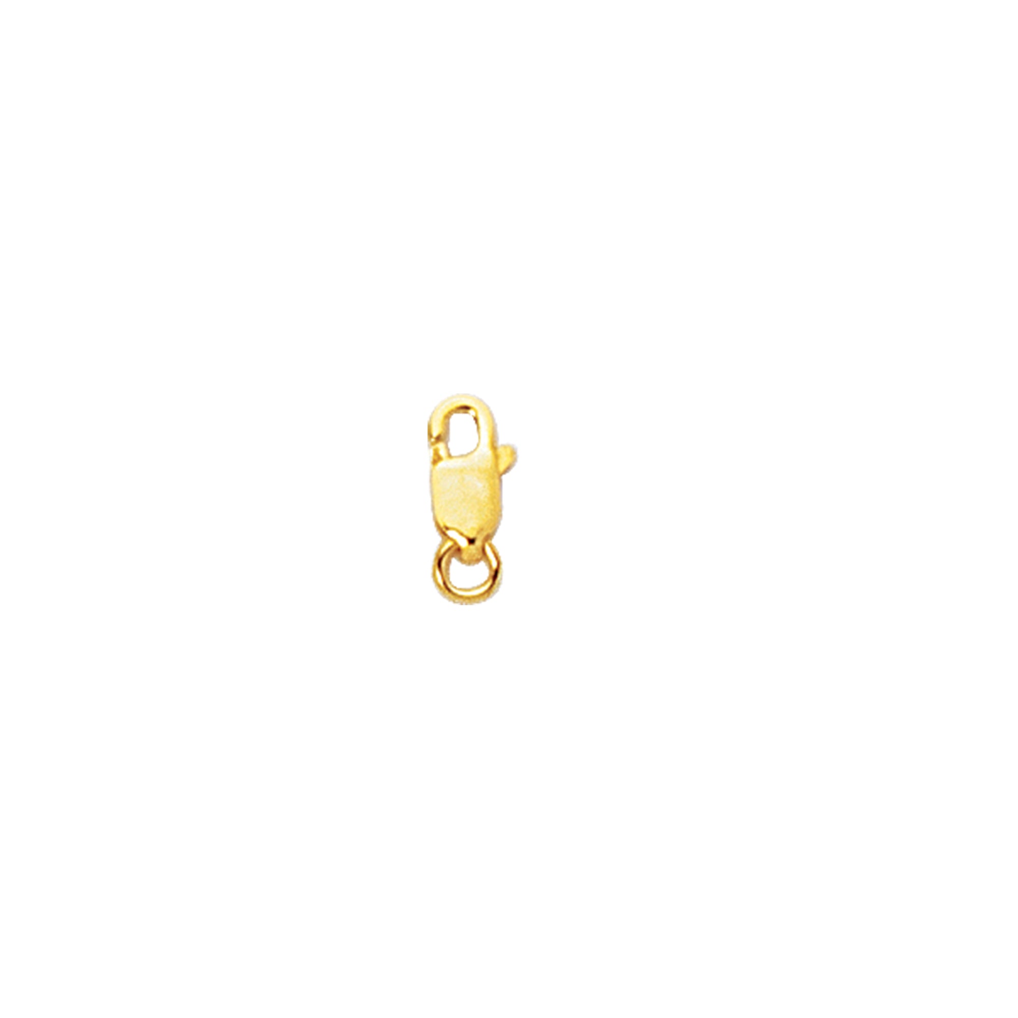 10K Yellow Gold 8mm Rectangular Lobster Lock