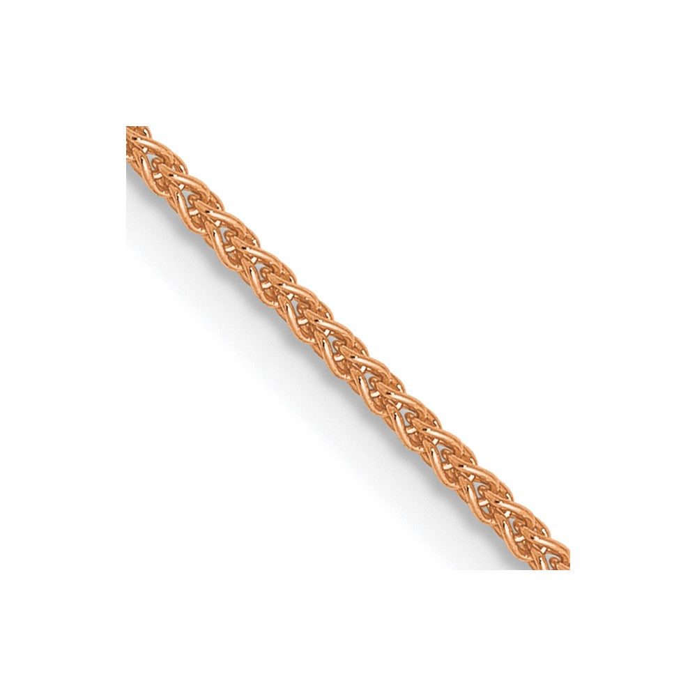 14K Rose Gold 1.0mm Spiga Chain