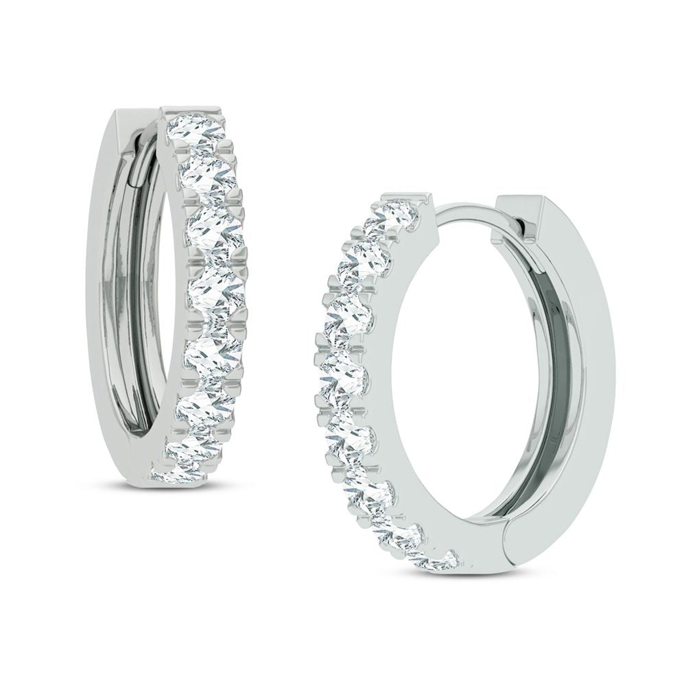 14K White Gold 1.00Ct Diamond Earring