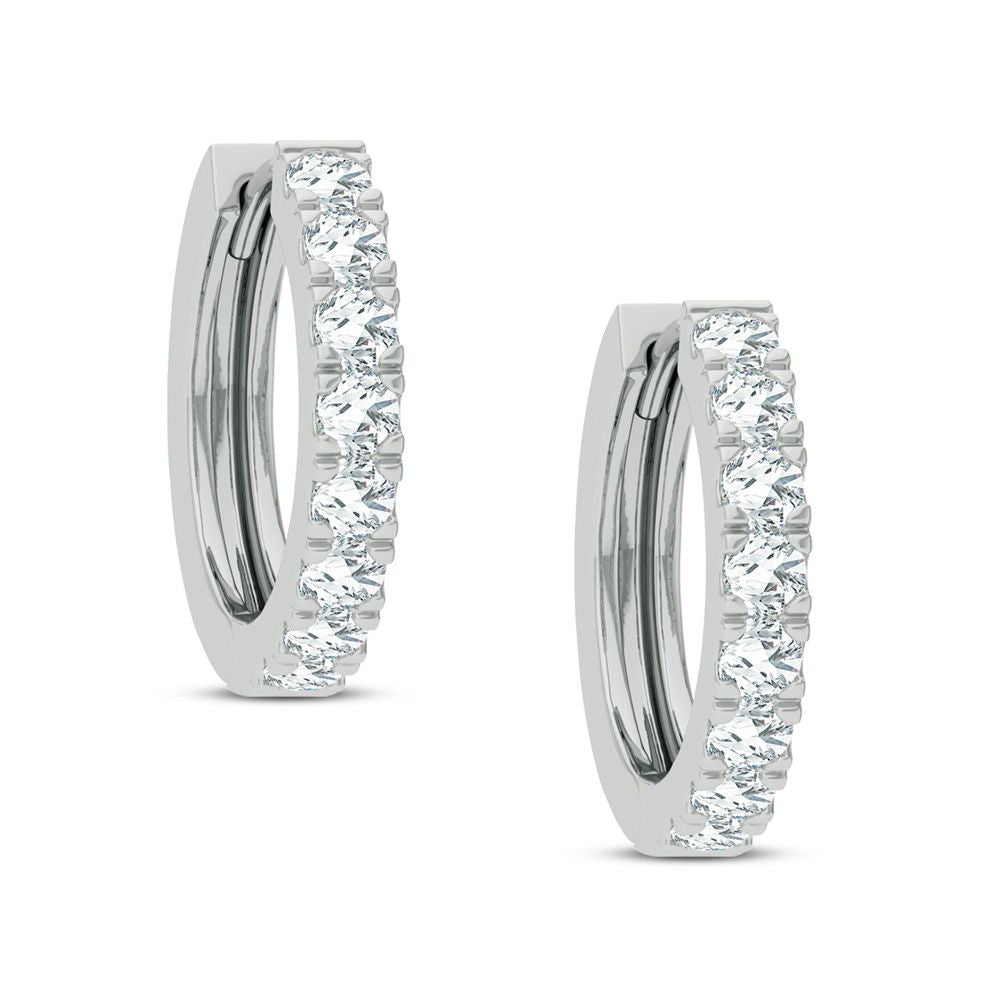 14K White Gold 1.00Ct Diamond Earring