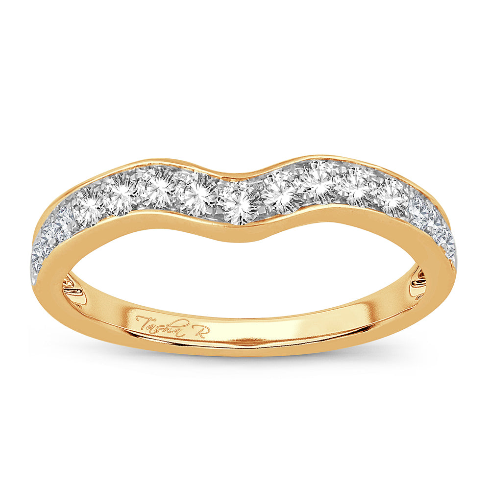 14K Yellow Gold  0.50Ct  Diamond Enhancer Band