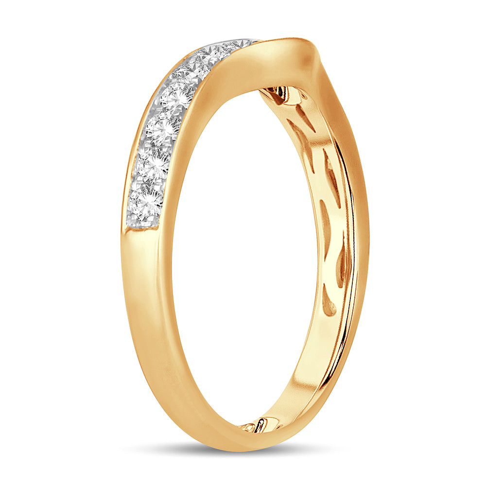 14K Yellow Gold  0.50Ct  Diamond Enhancer Band