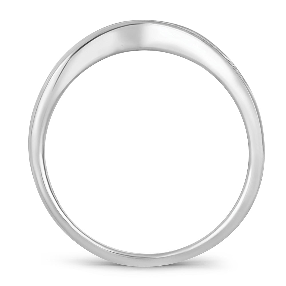 14K White Gold 0.33Ct  Diamond Enhancer Band