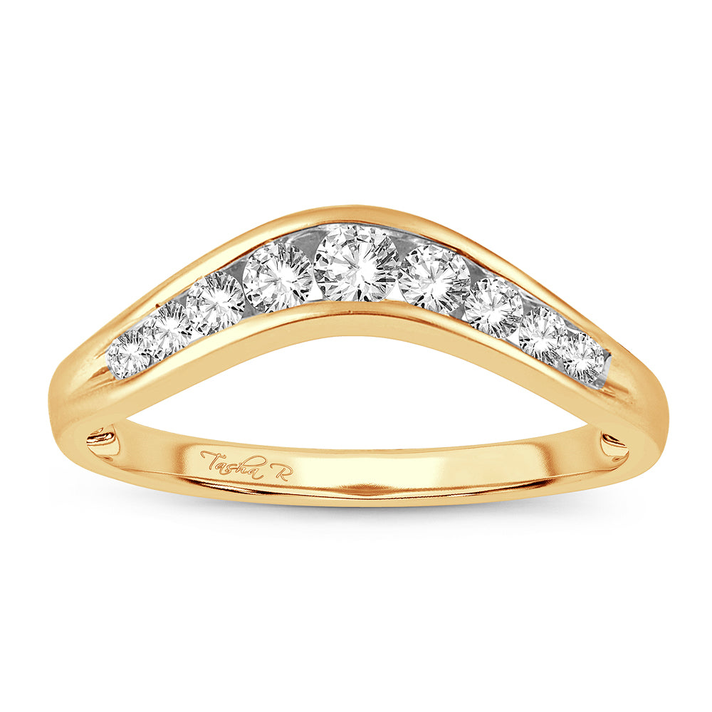 14K Yellow Gold 0.33Ct  Diamond Ring Enhancer