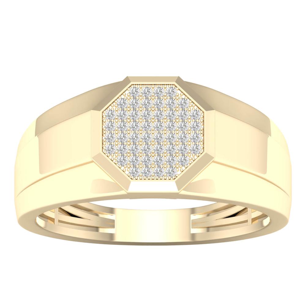 10K Yellow Gold Magnifcnet 0.15Ct Diamond Ring