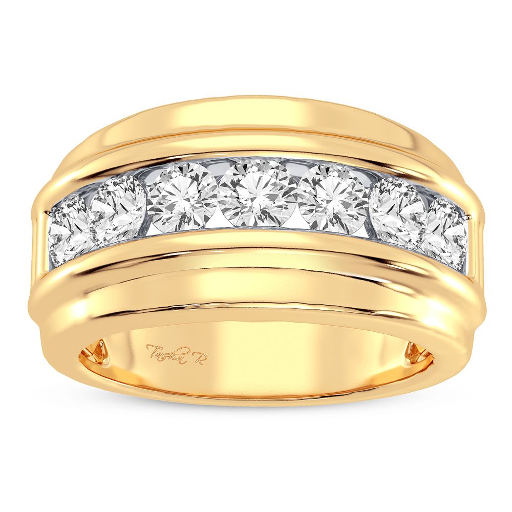 14K Yellow Gold Elegant 1.00Ct Diamond Ring