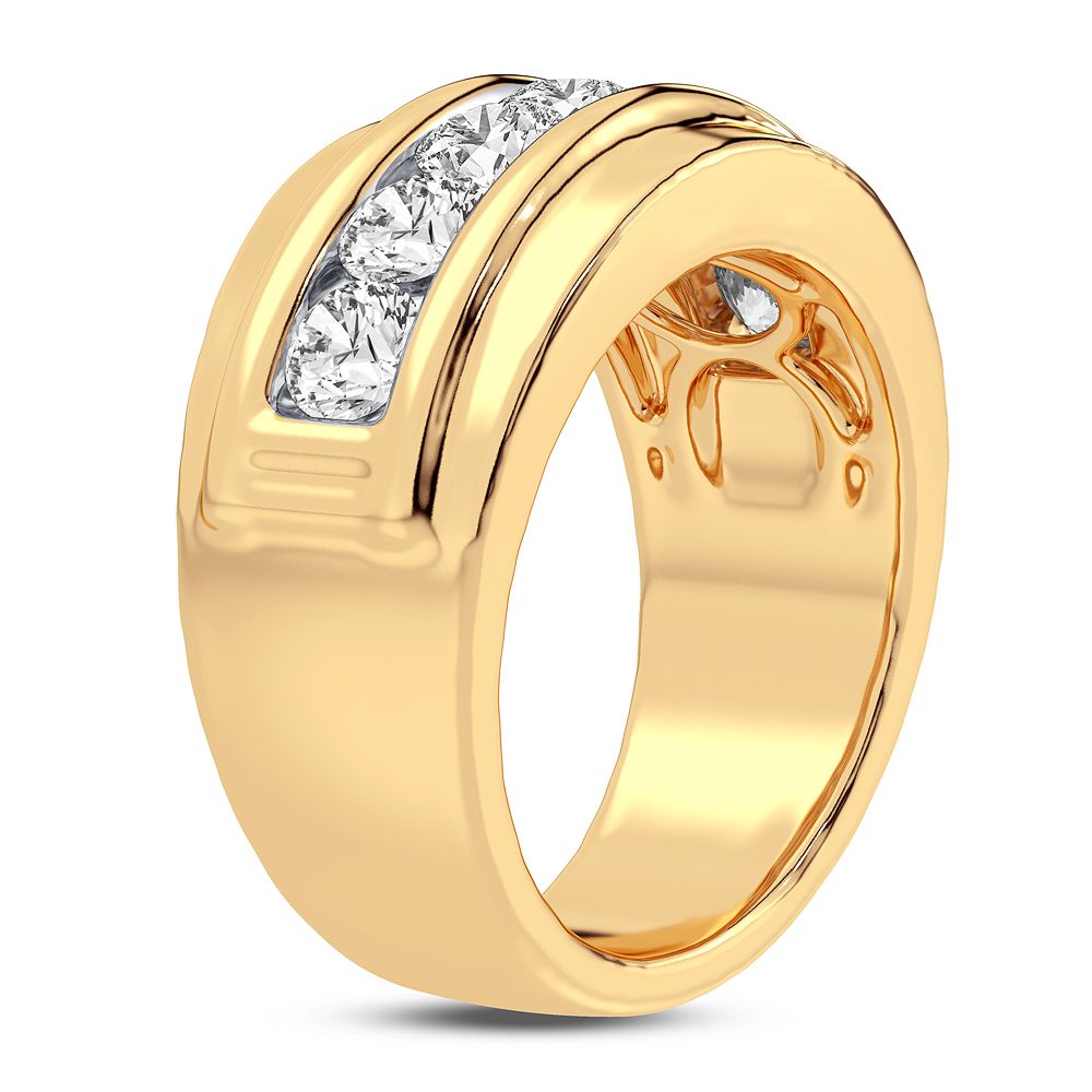 14K Yellow Gold Elegant 1.00Ct Diamond Ring