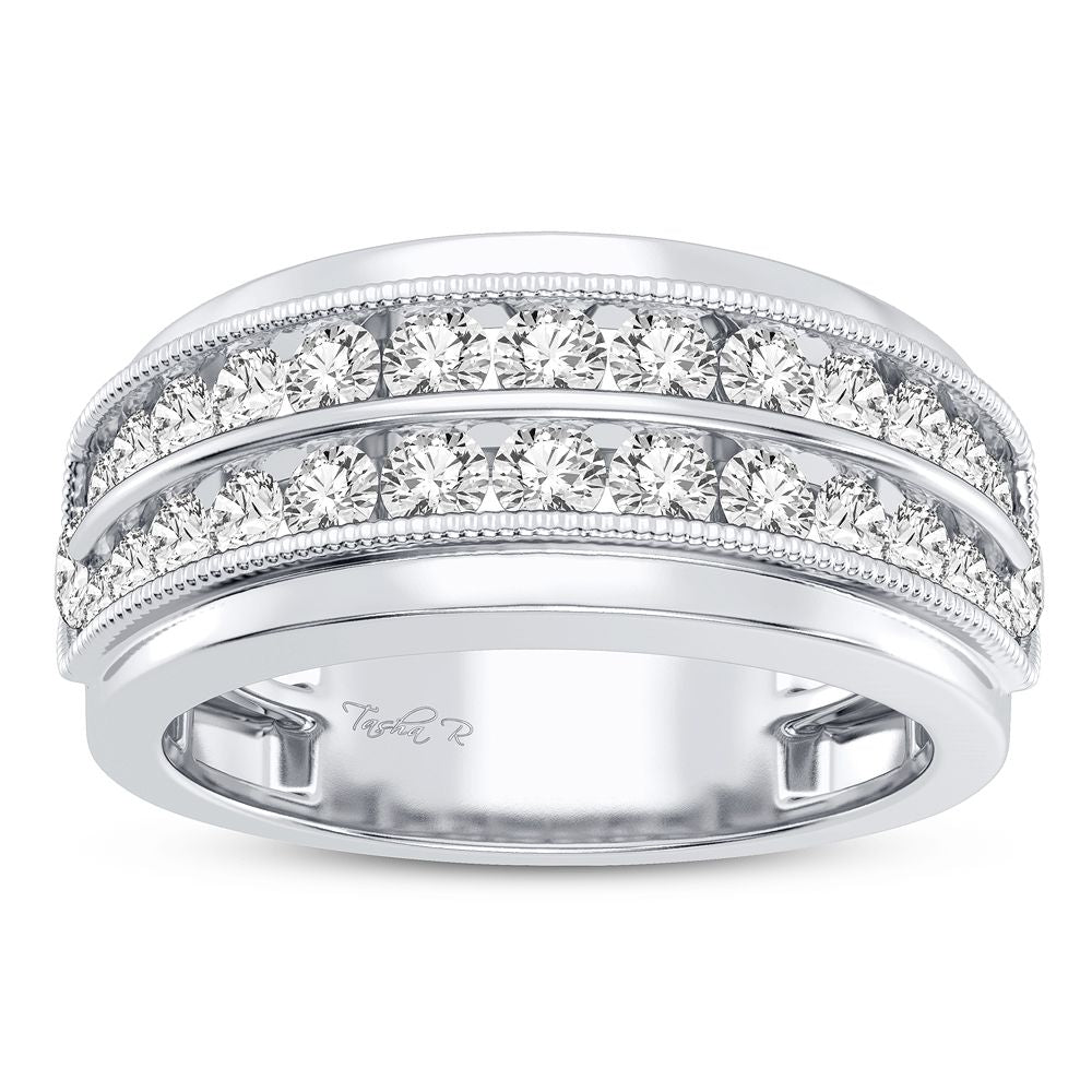 14K White Gold Gorgeous 1.00Ct Diamond Ring