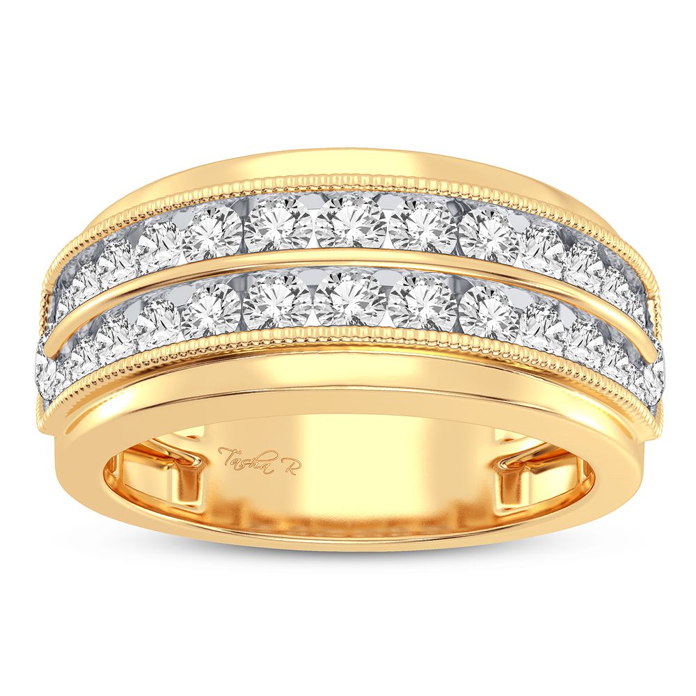 14K Yellow Gold Beautiful 1.00Ct Diamond Ring