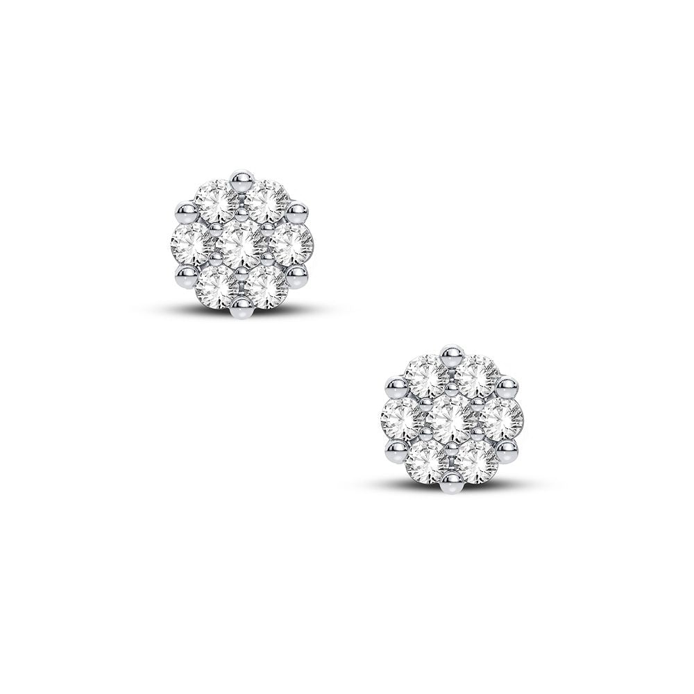 14K Yellow Gold Magnifcnet 0.25Ct Diamond Earring