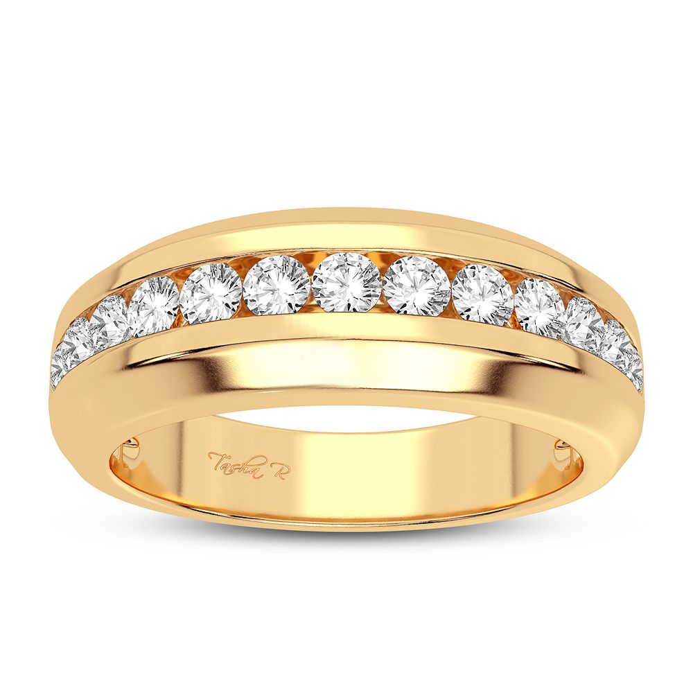 14K Yellow Gold Gorgeous 0.50Ct Diamond Band