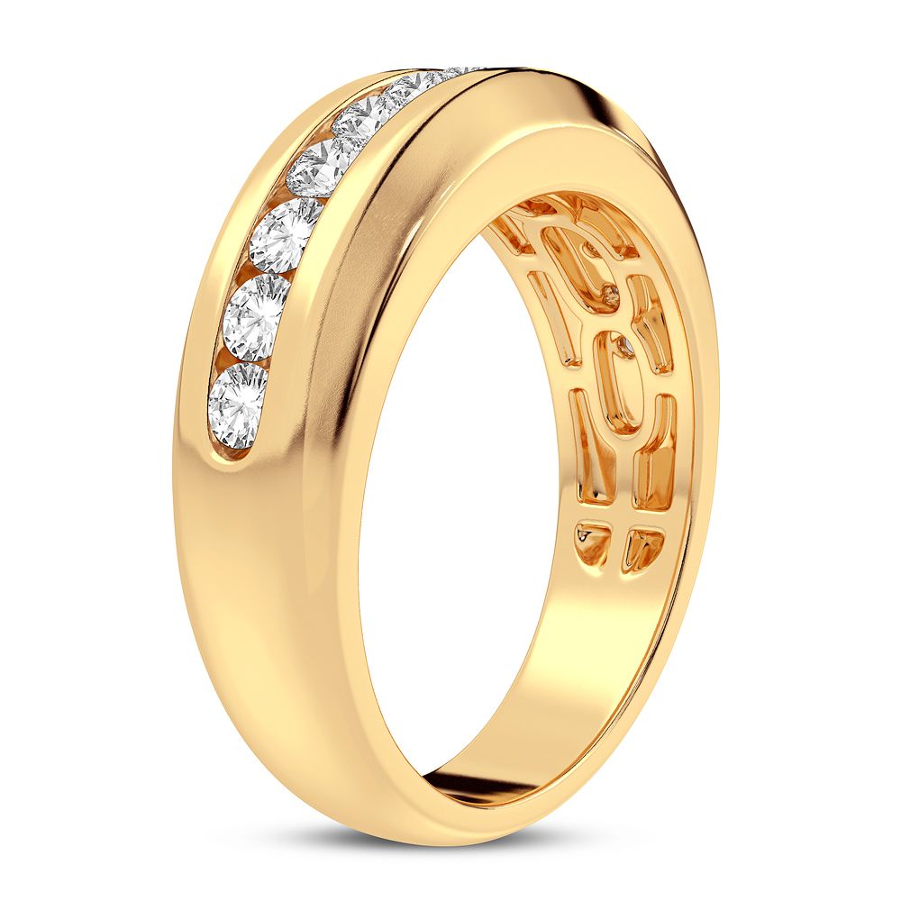 14K Yellow Gold Gorgeous 0.50Ct Diamond Band