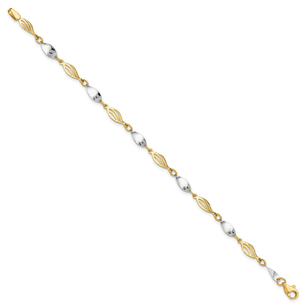 14K Two-tone Bracelet