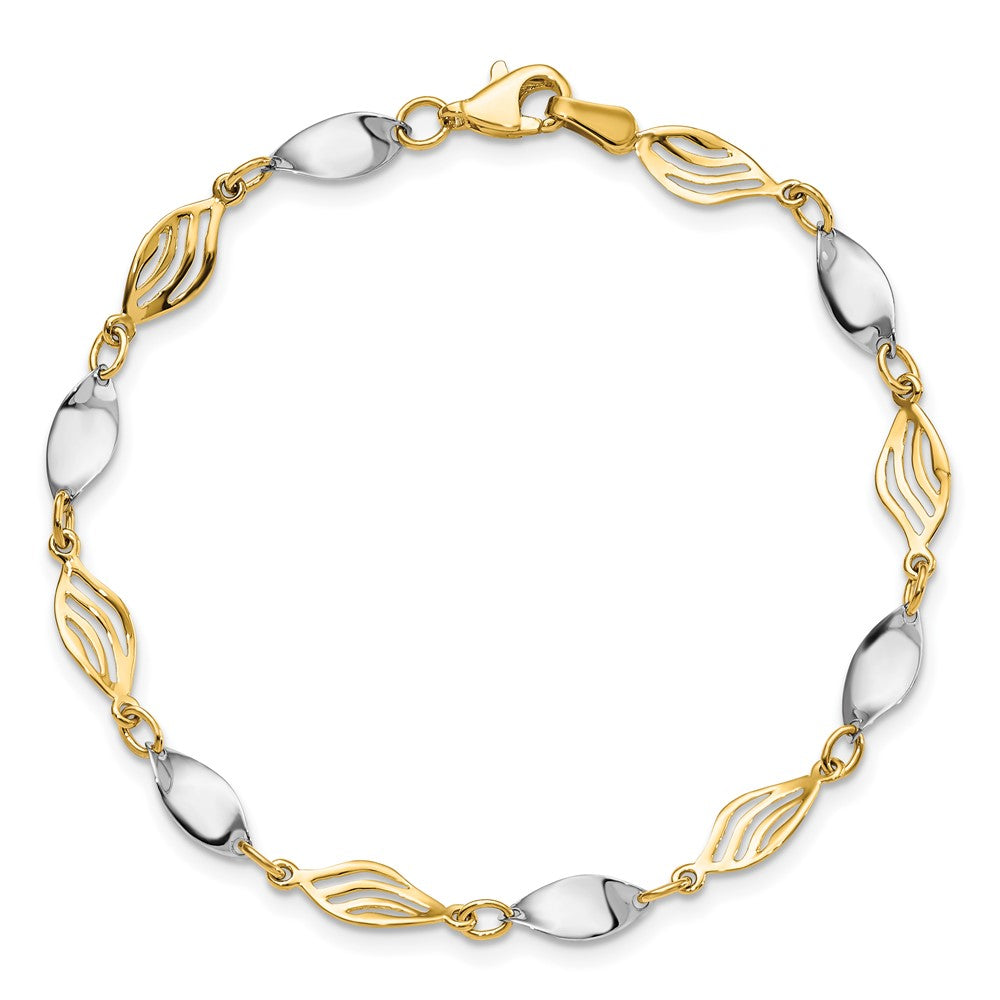 14K Two-tone Bracelet