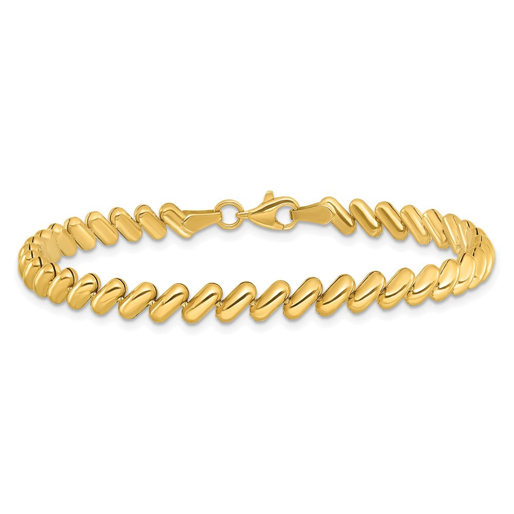 14K Polished Bracelet