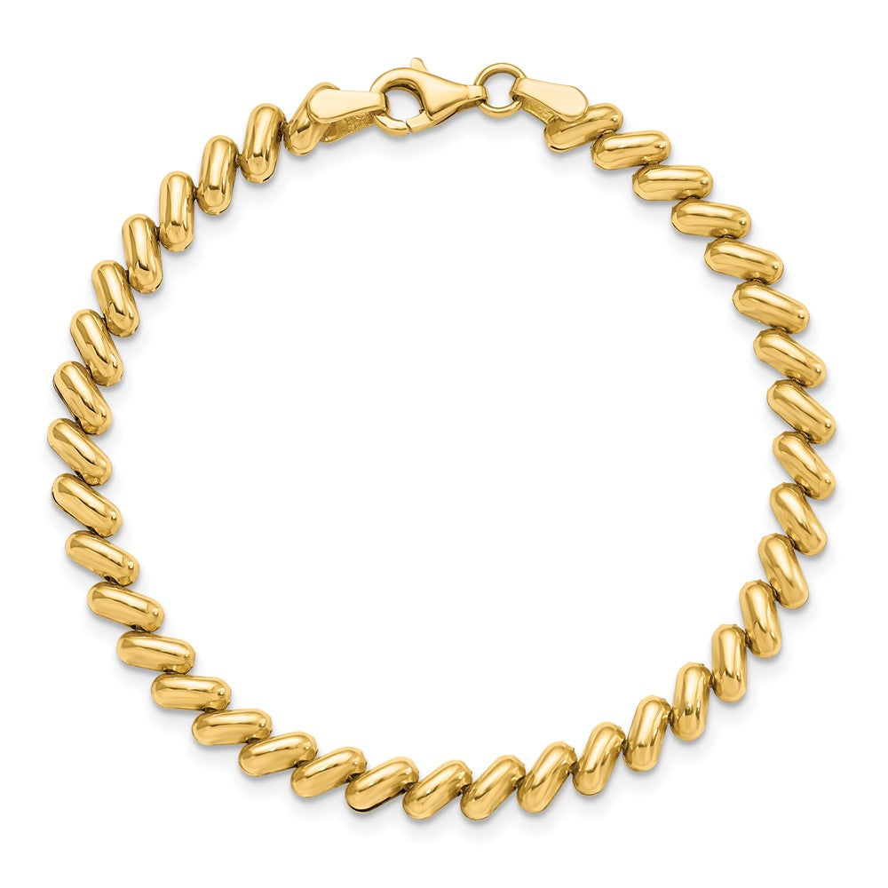 14K Polished Bracelet