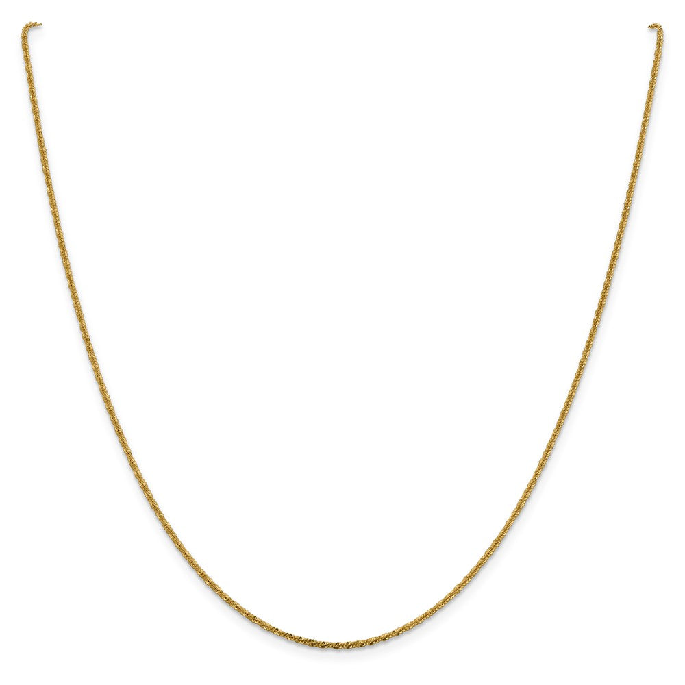 14K 1.5mm Cyclone Chain