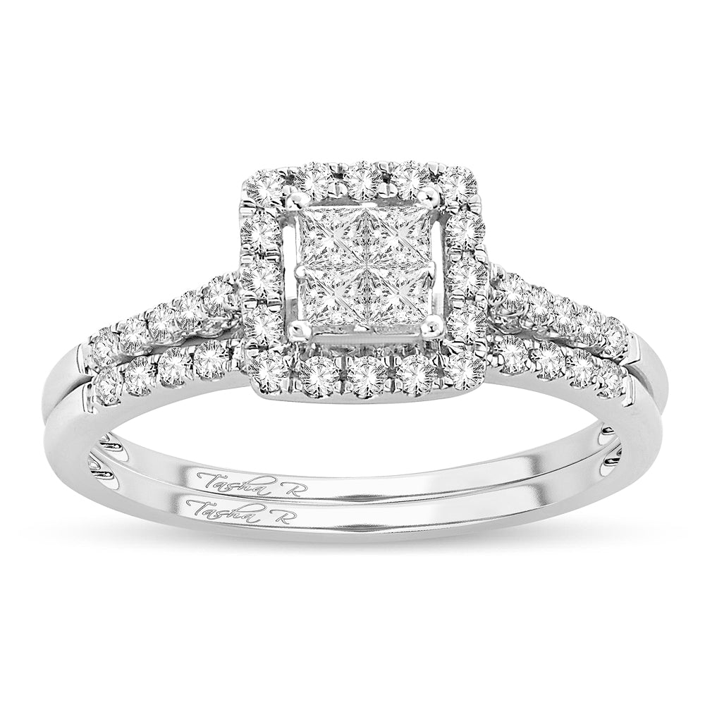 14K White Gold Exquisite  0.51Ct  Diamond  Ring