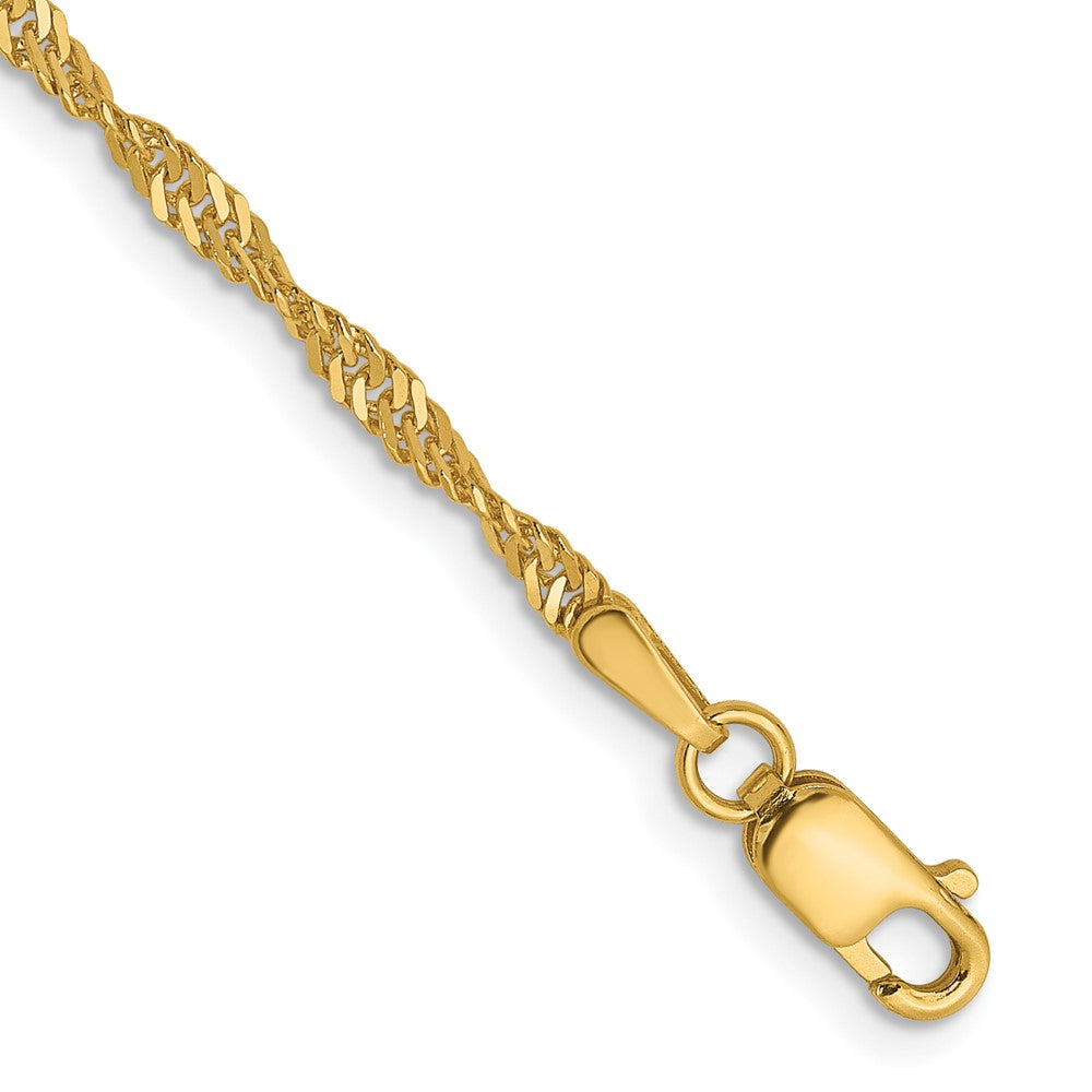 14K 1.9mm Singapore Chain