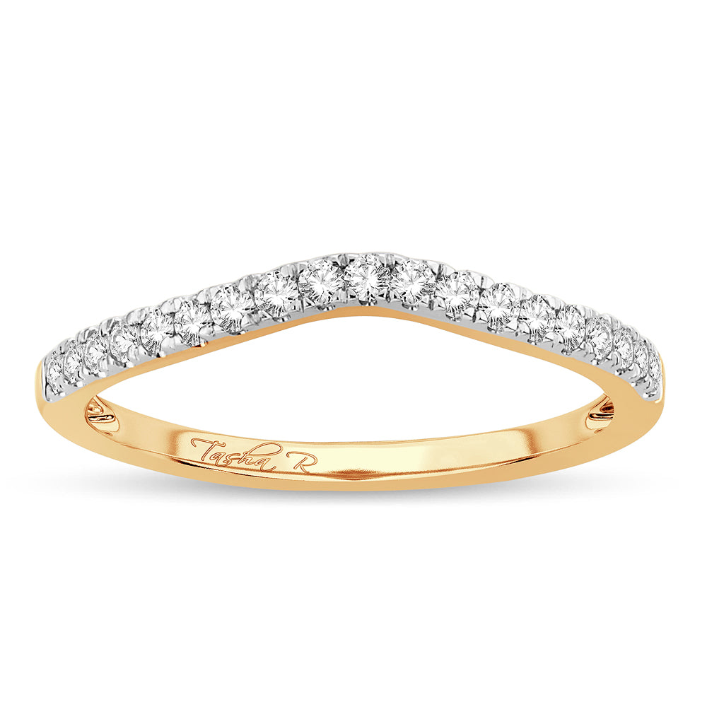 14K Yellow Gold 0.25 Diamond Enhancer Band