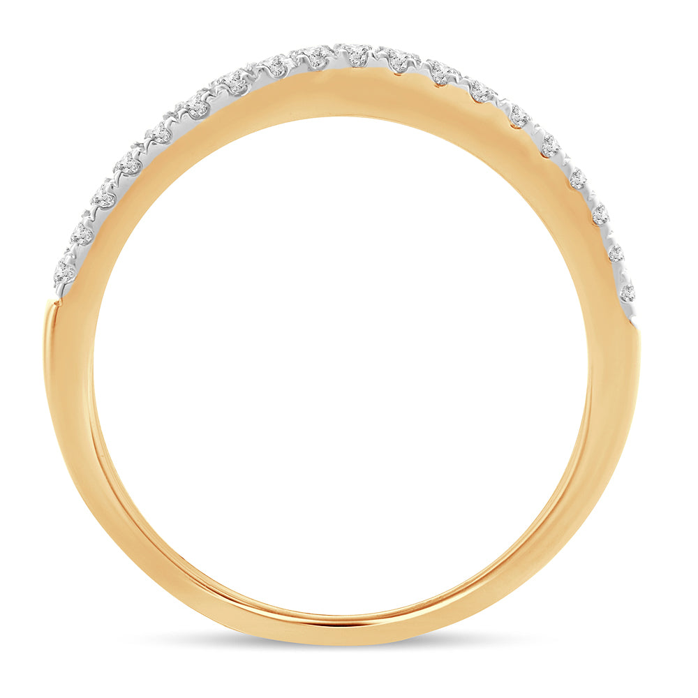 14K Yellow Gold 0.25 Diamond Enhancer Band