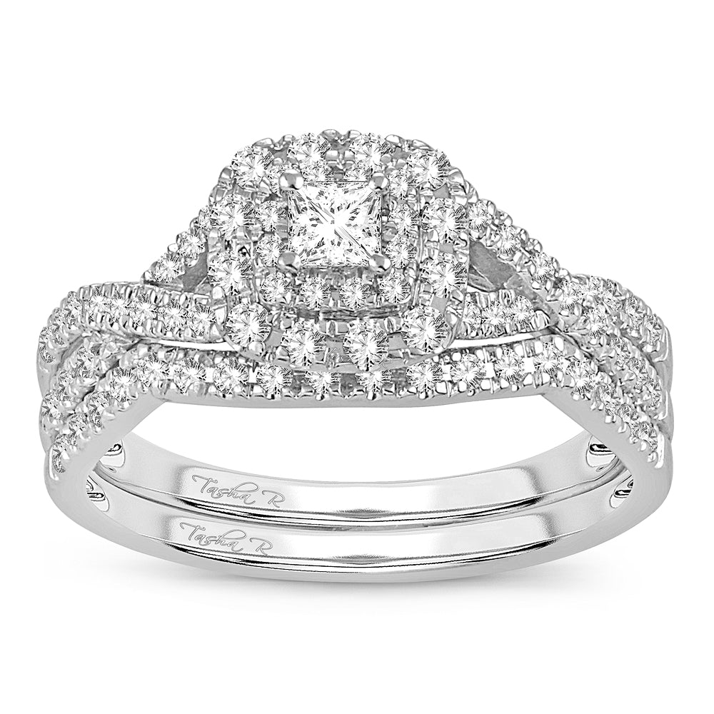 14K White Gold Beautiful 0.50Ct Bridal Ring