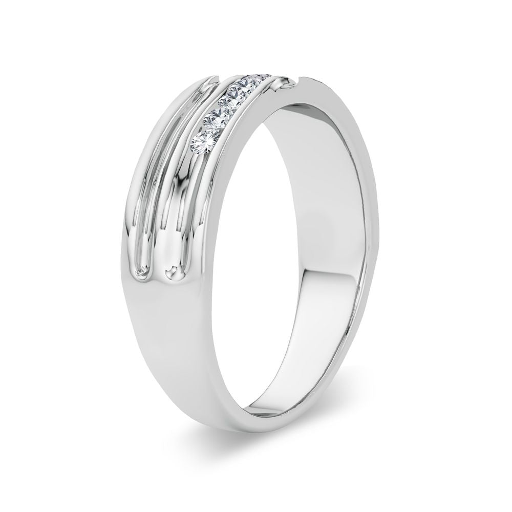 14K White Gold Gorgeous 0.25Ct Diamond Band