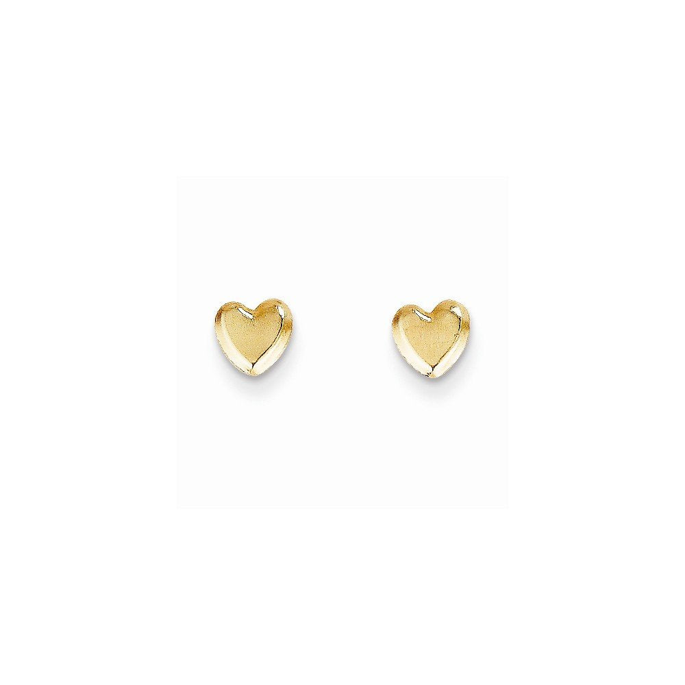 14k Madi K Heart Post Earrings SE2214