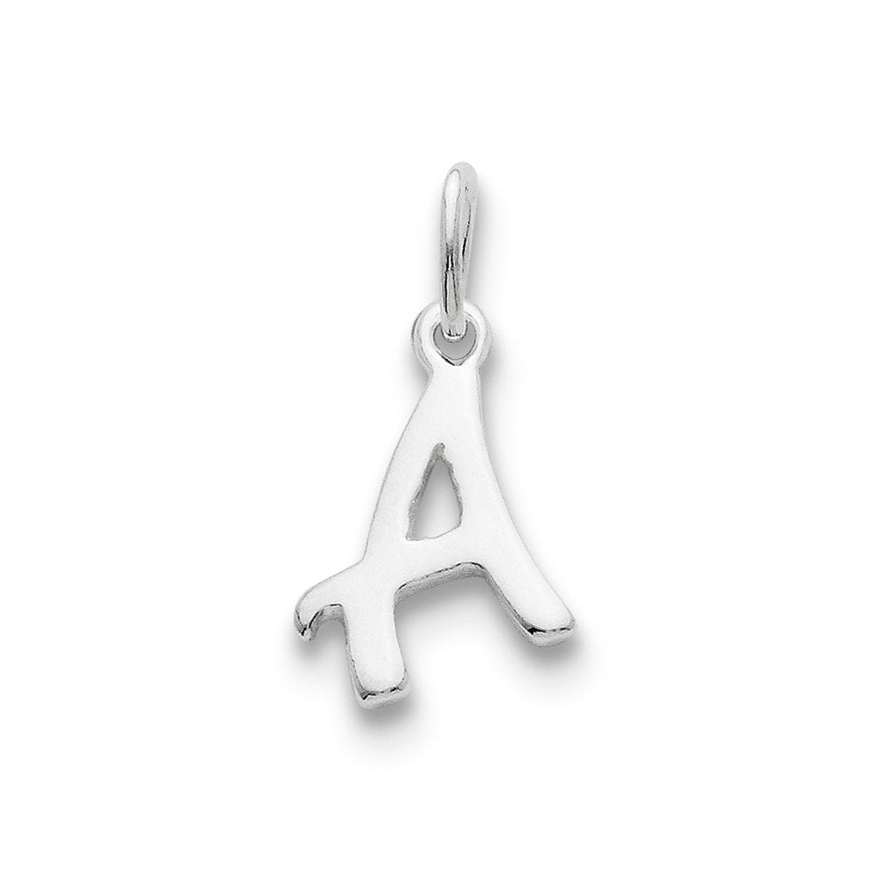 Sterling Silver Initial A Pendant QC6511A