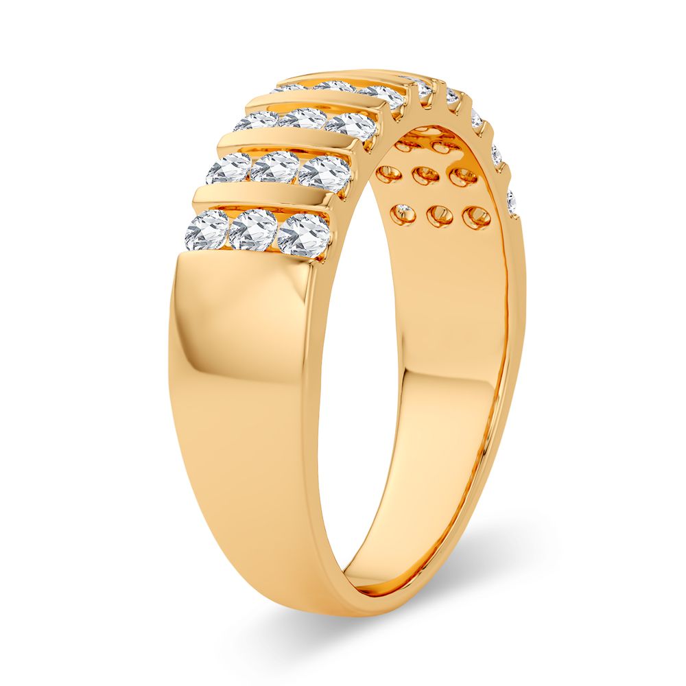 14K Yellow Gold Beautiful 0.75Ct Diamond Band