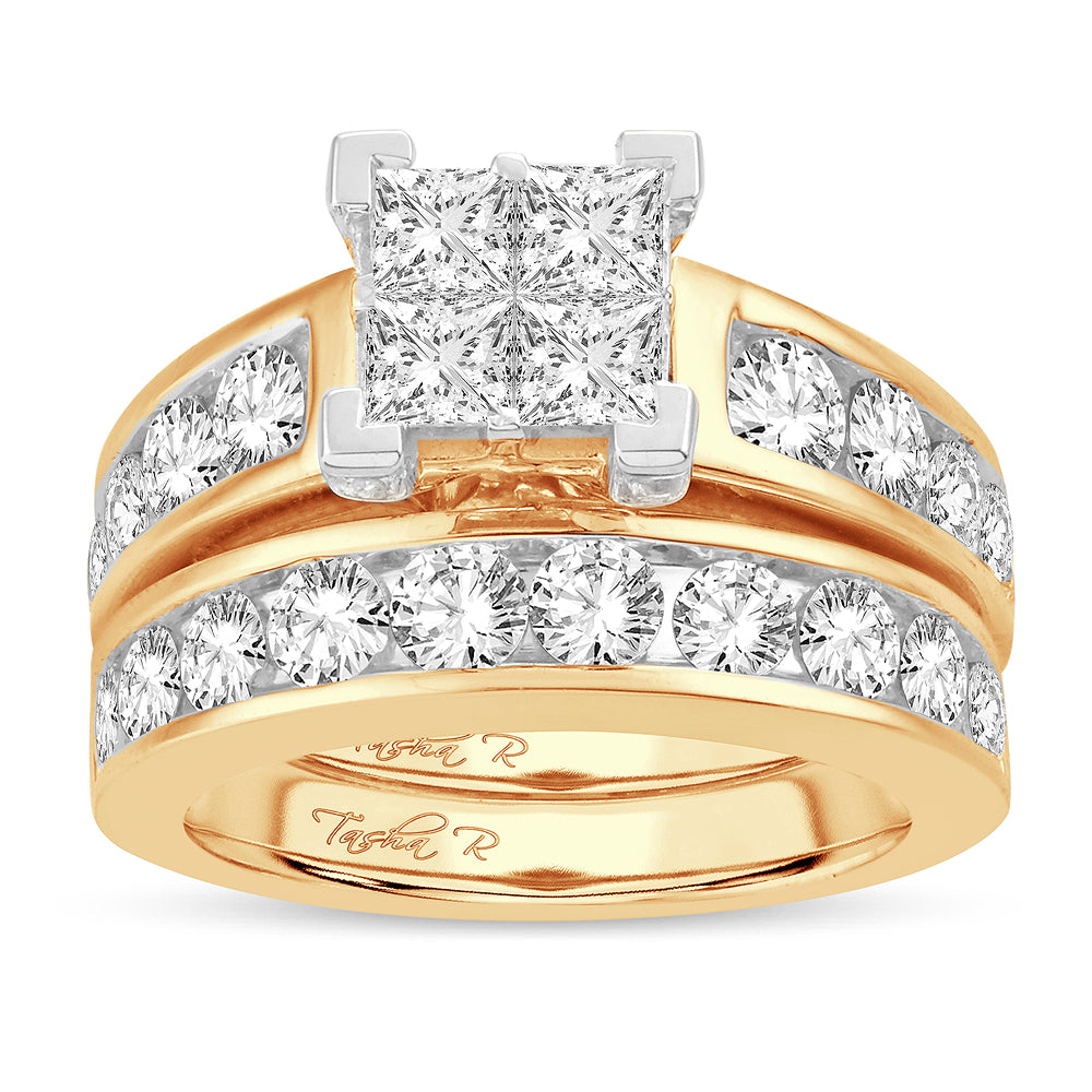 14K Yellow Gold Exquisite 1.00Ct Diamond Ring