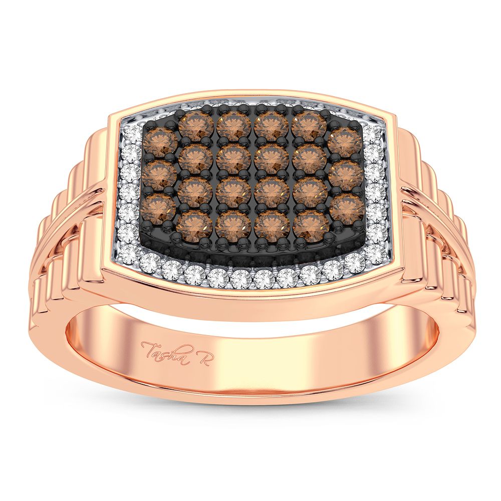 14K Rose Gold Beautiful 0.50Ct Diamond Ring