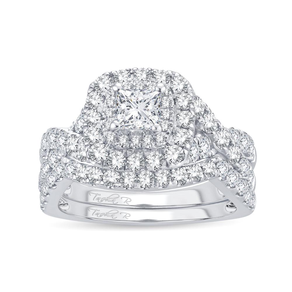 14K White Gold Beautiful 0.75Ct Bridal Ring